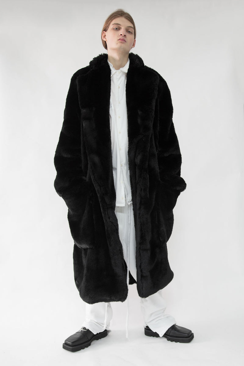 Oversized Faux Fur Coat - Ready to Wear