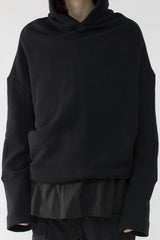 Plain Notched Hoodie