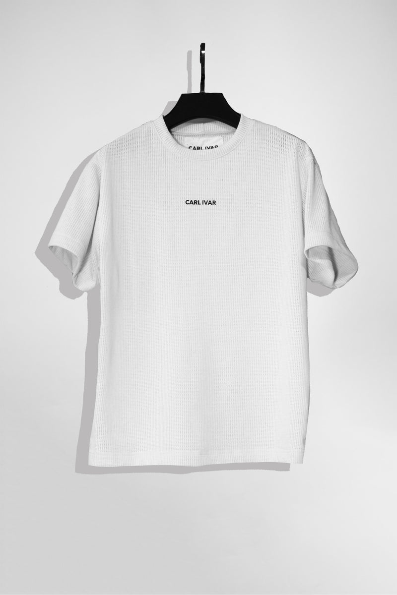Perforated Print T-Shirt - CARL IVAR
