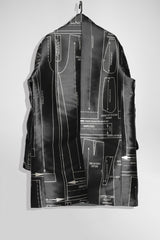 Pattern Double Breasted Coat - CARL IVAR